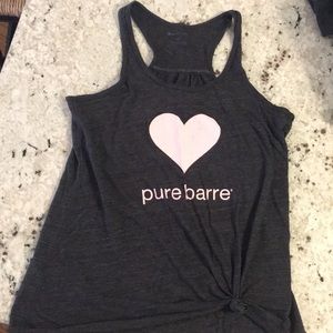 Pure Barre brand “Heart Pure Barre” tank.